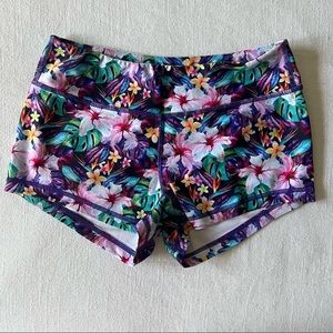 KFT Workout Shorts - Floral